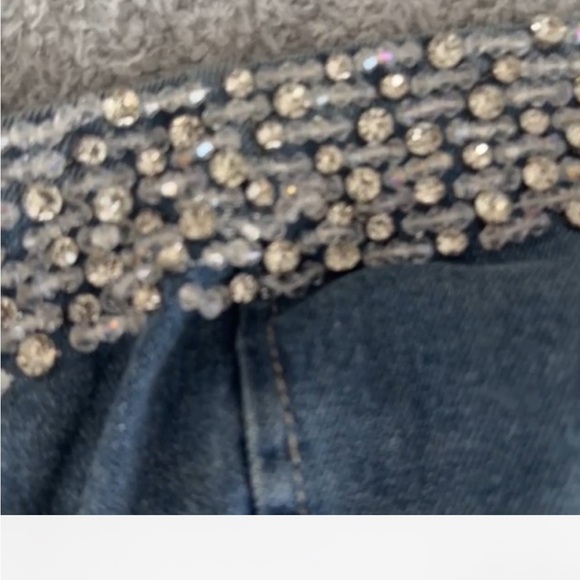 Polkadotz boutique- Denim & Diamond Mini Skirt Set size small - Picture 4 of 4